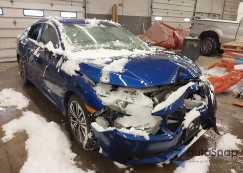 2016 Honda Civic Ex-T from USA, damaged, VIN 19XFC1F37GE211240